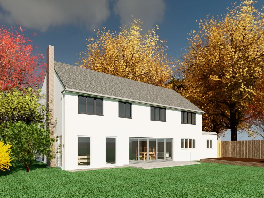 New build 5 bedroom eco build detached house